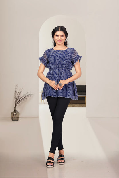 Women Ethnic motifs print A-line top