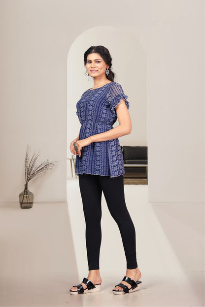 Women Ethnic motifs print A-line top