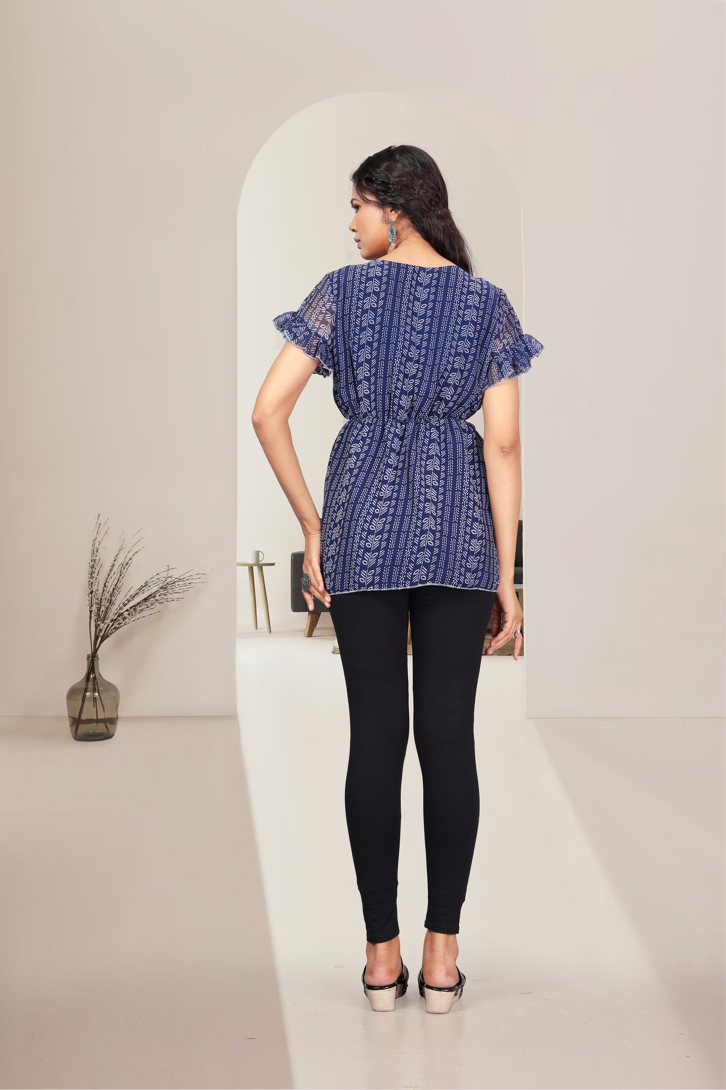 Women Ethnic motifs print A-line top