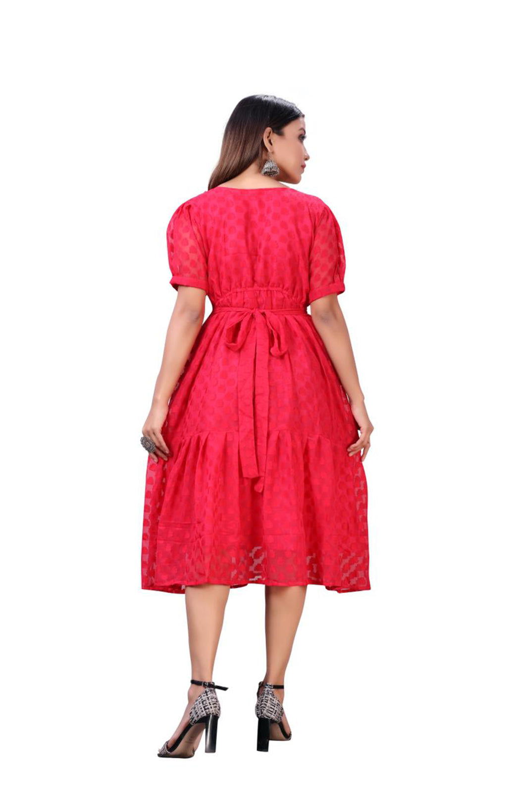 Rani pink Georgette dress