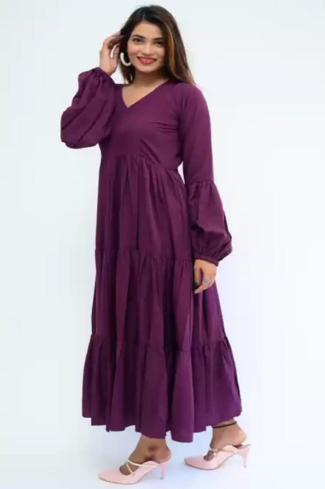 Deep Purple Gown for woman