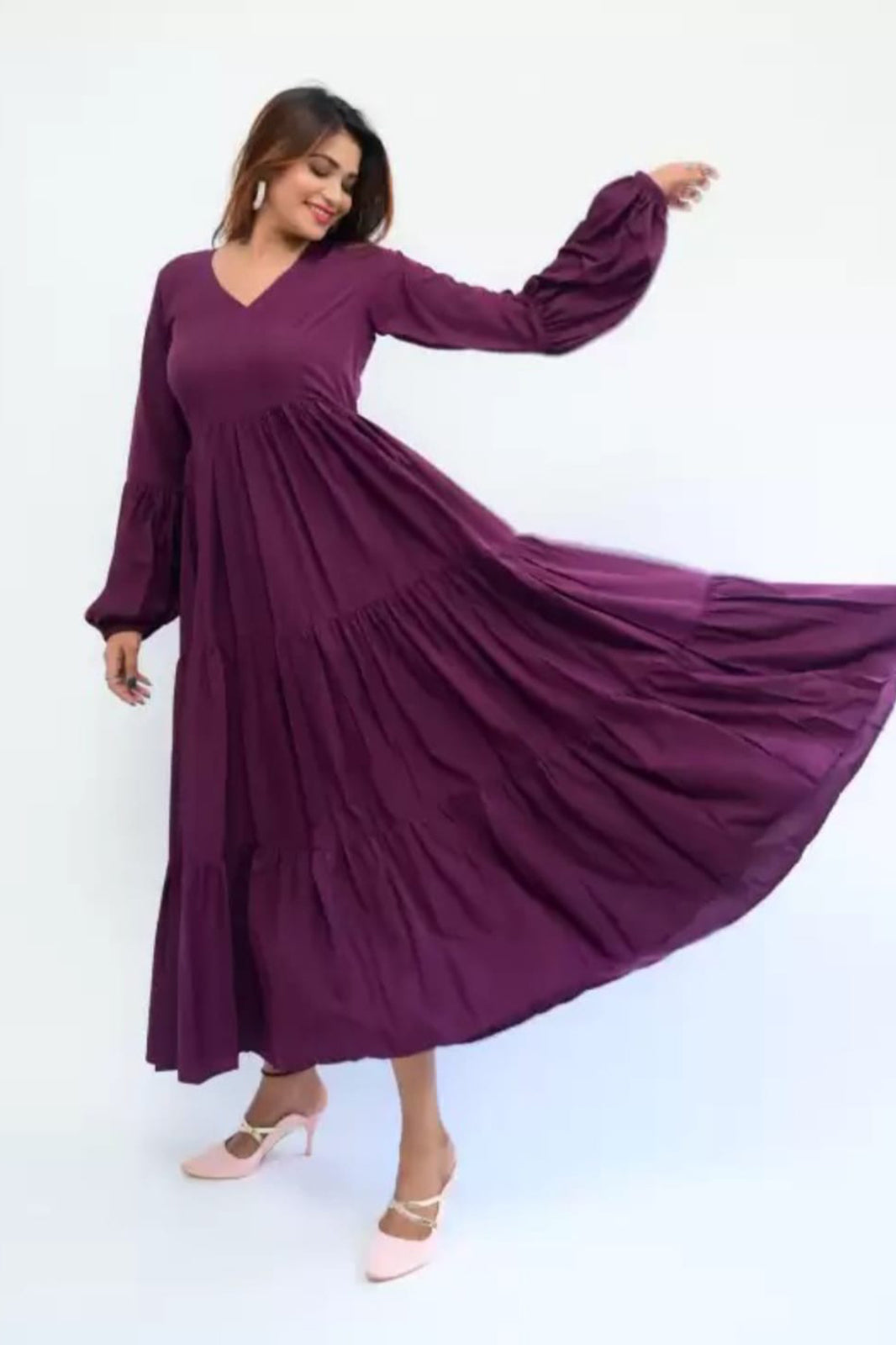 Deep Purple Gown for woman