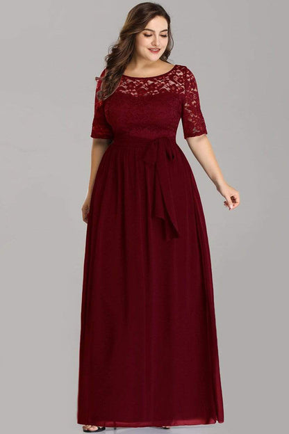 Maroon Fancy Georgette Long Gown